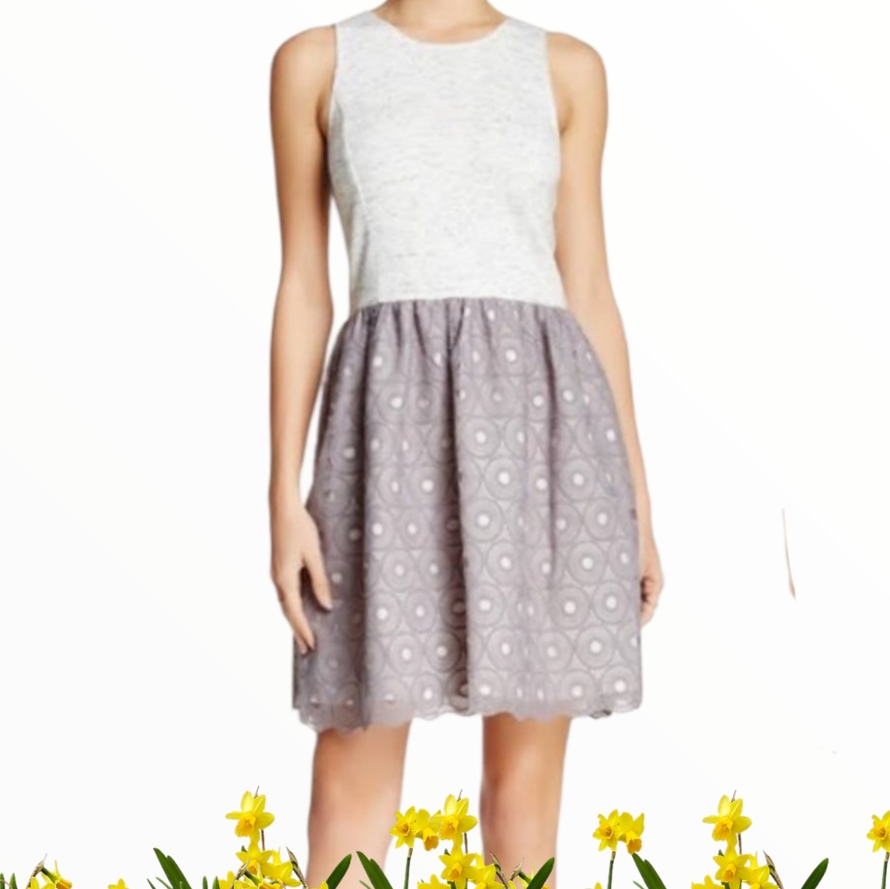 NWT Kensie Geometric Fit and Flare Mini Dress